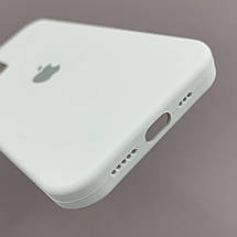 Чохол для Apple iPhone 12 силікон кейс чохол із закритим низом на телефон айфон 12 білий h5p, фото 4