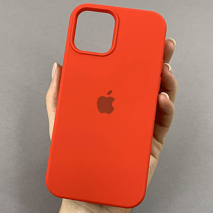 Чохол для Apple iPhone 12 силікон кейс чохол із закритим низом на телефон айфон 12 червоний h5p, фото 1
