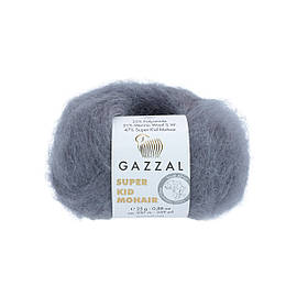 Пряжа Gazzal Super Kid Mohair, колір Стоун