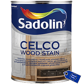 Морилка для дерева Sadolin Celco Wood Stain, 1 л колір прозорий