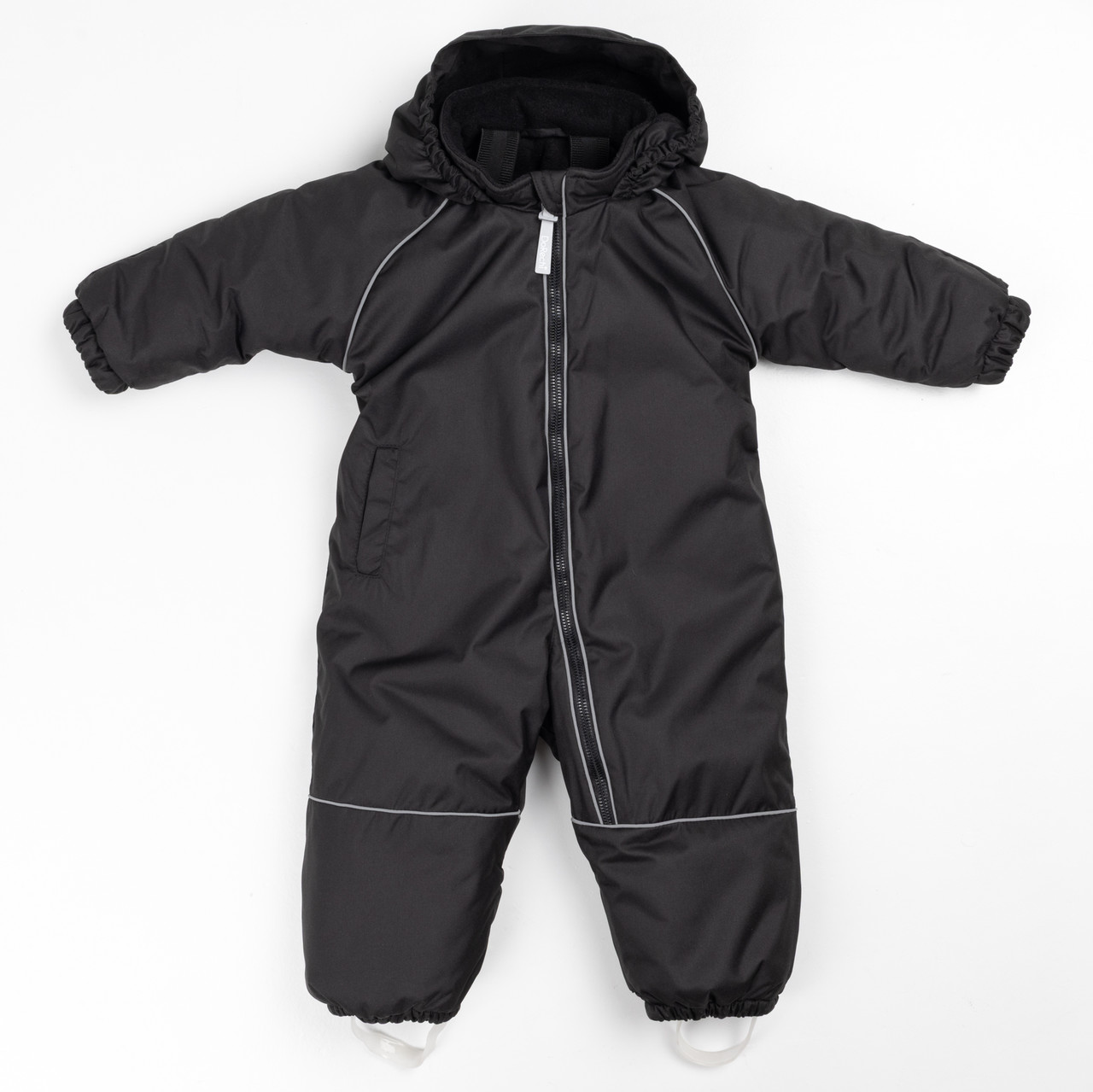 Дитячий зимовий комбінезон Аполло з утеплювачем Termoloft Мембранна тканина Чорний Розмір 74-80, фото 1