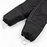 Дитячий зимовий комбінезон Аполло з утеплювачем Termoloft Мембранна тканина Чорний Розмір 74-80, фото 4