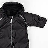 Дитячий зимовий комбінезон Аполло з утеплювачем Termoloft Мембранна тканина Чорний Розмір 74-80, фото 5