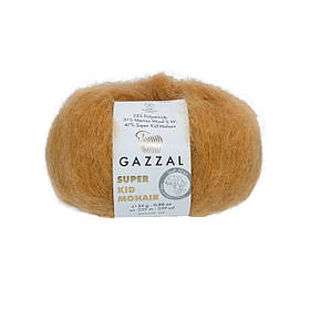 Пряжа Gazzal Super Kid Mohair, колір Шамуа