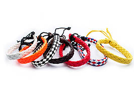 Красиві браслети шкіряні на руку широкі