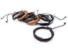 Модні шкіряні браслети на руку