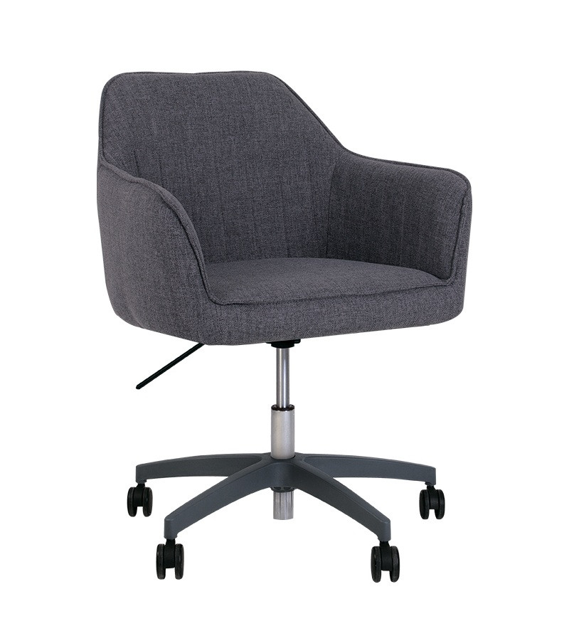 Офісне крісло Daster grey GTP PL72 LN тканина PN-01 сіра (Новий Стиль ТМ)