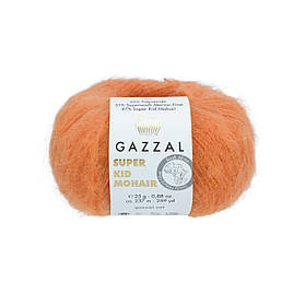 Пряжа Gazzal Super Kid Mohair, колір Абрикосовий