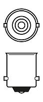 Автолампа P21W 12V 21W BA15S Pure Light (жовта), фото 4