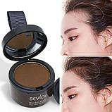 Пудрові тіні для маскування залисин від Sevich 4 г (Dark brown), фото 2