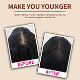 Пудрові тіні для маскування залисин від Sevich 4 г (Dark brown), фото 8