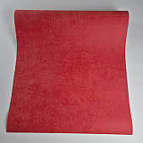 Шпалери вінілові 0.53 × 10.05 м Marburg 95008, червоні однотонні для яскравого інтер’єру спальні, вітальні, кабінету, фото 3