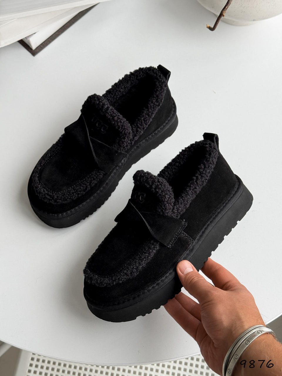 Жіночі низки уги, жіночі уги автоледі, руді уги жіночі, жіночі уги на високій підошві, фото 1