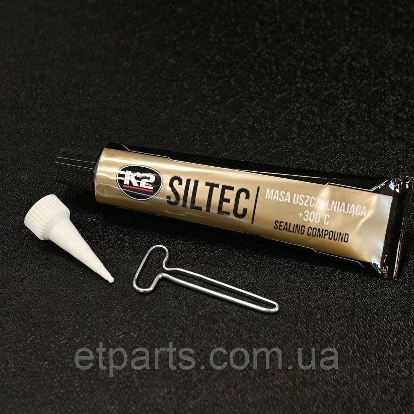 Герметик силіконовий чорний K2 SILTEC 90гр 300°