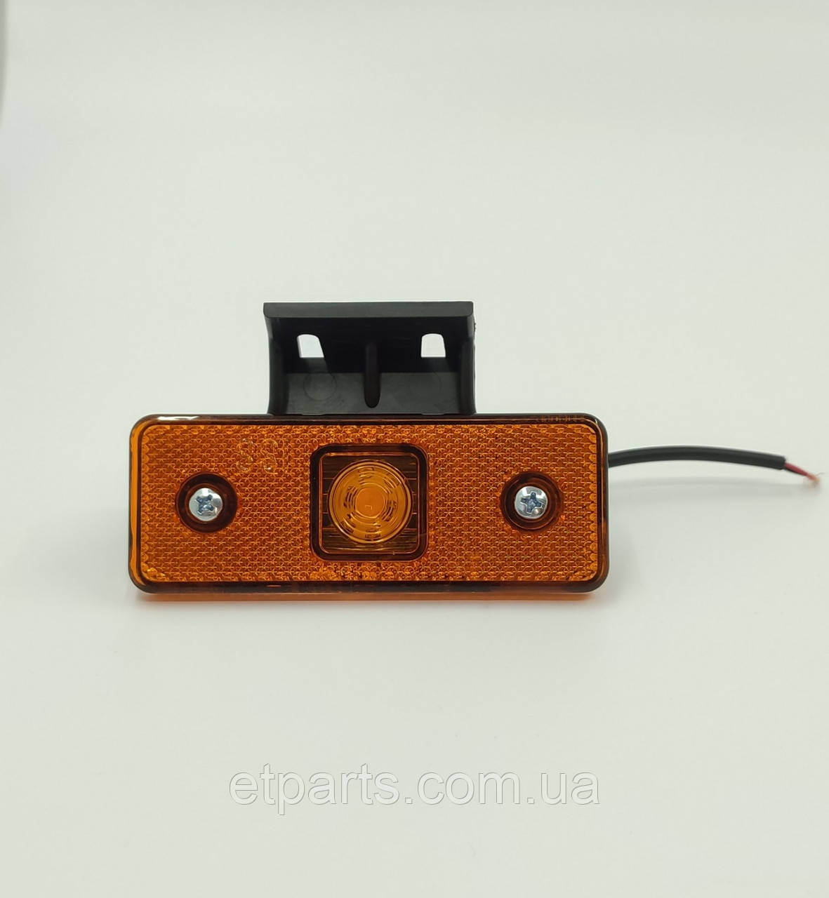 Ліхтар гірлянди жовтий діодний з кронштейном