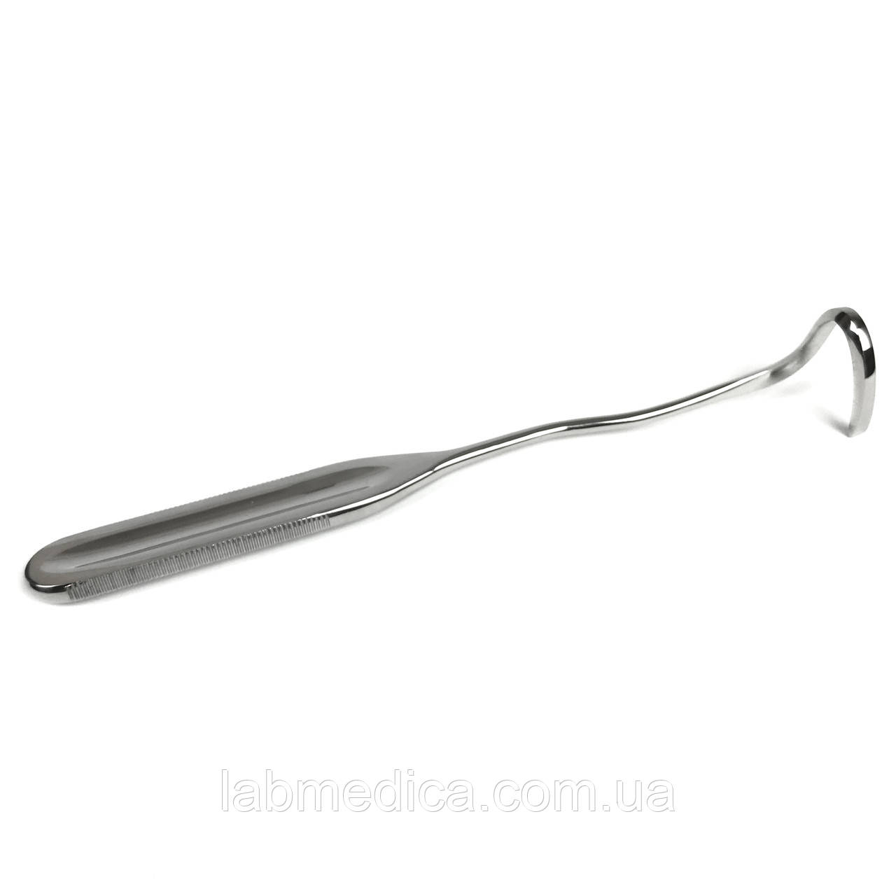 Розпатор реберний із 2 вигином лівий. Довжина 225 мм, ширина 6 мм SURGIWELOMED, фото 1