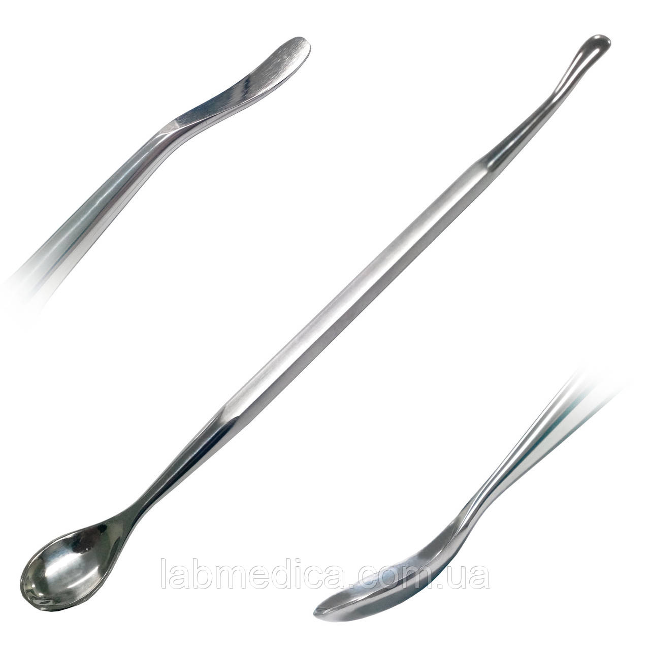 Розпатор ложка. Довжина 210 мм, ширина 8 мм і 18 мм SURGIWELOMED, фото 1