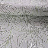 Шпалери вінілові 0.53 × 10.05 м Marburg 94210, салатові з малюнком для спальні, кухні, дитячої, фото 6