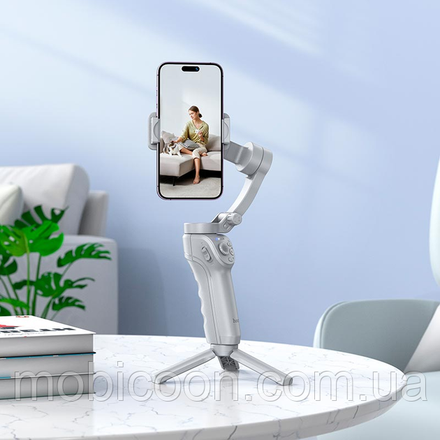 СТАБІЛІЗАТОР РУЧНИЙ СТЕДІКАМ 3-Х ОСЬОВИЙ ДЛЯ ТЕЛЕФОНА HOCO K24, фото 1