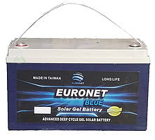 Гелевий акумулятор Euronet 12 V 200 Ah для безперебійного живлення