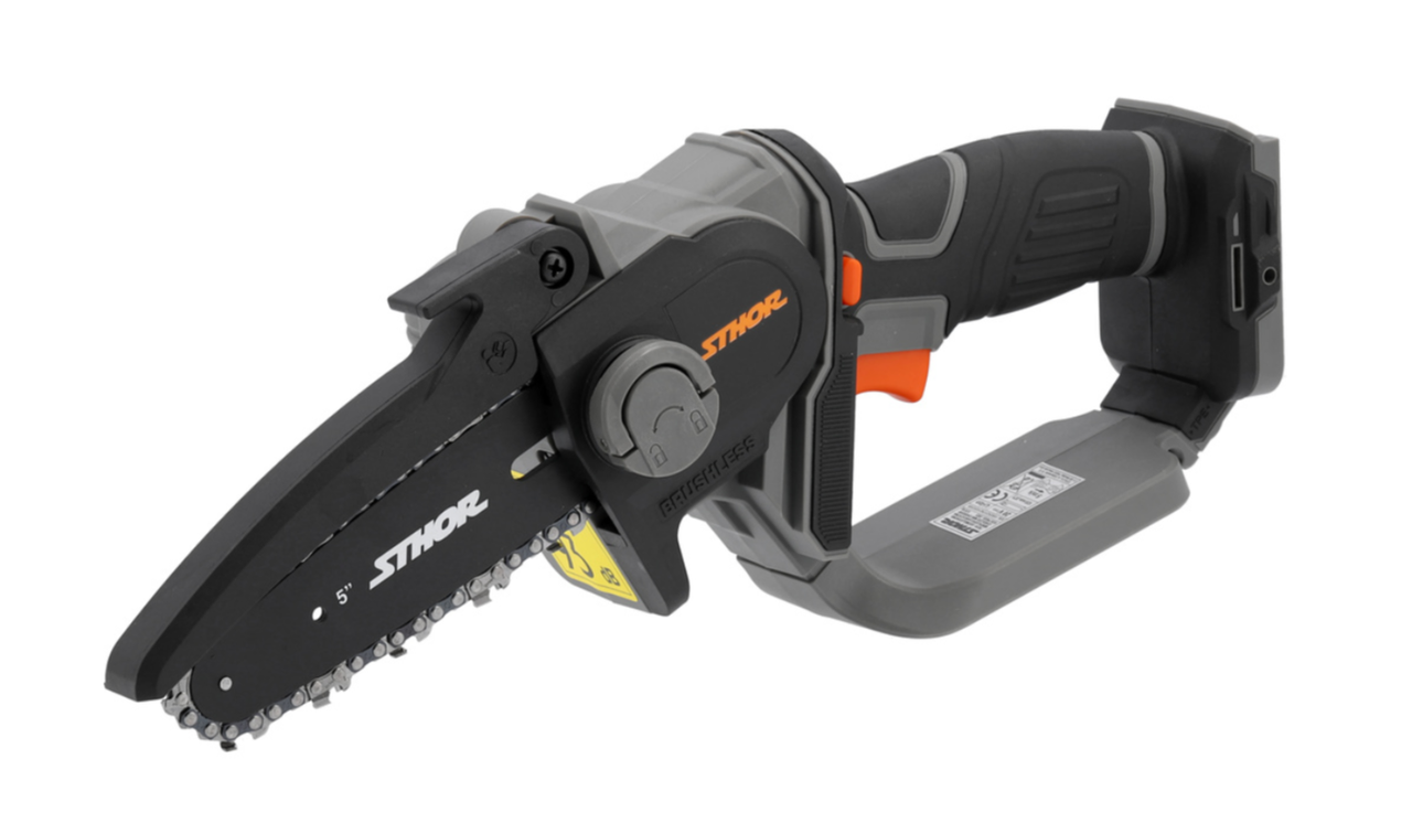 Пила міні ланцюгова акумуляторна STHOR Li-Ion 20 В 78210, фото 1