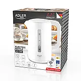 Електричний чайник Adler AD 1386, 2.2 л, 2200 Вт, білий, фото 8