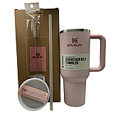 Термос термочашка Stanley Quencher H2.0 Tumbler з нержавіючої сталі Pink 1,18 л KT6007894 - B2-Уцінка, фото 5