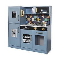 Дитяча кухня дерев'яна ігрові AVKO Авіла Blue + аксесуари, фото 2