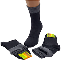 Чоловічі махрові медичні шкарпетки з відворотом Krokus - 22.00 грн./пара