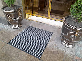 Придверні решітки Льон з чистячими вставками гума+щітка