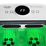 Гідромасажер Adler AD 2184 Deluxe, 800 Вт, 16.7 л, підігрів води, функція водоспаду, масажні ролики та контейнер для солі, фото 5