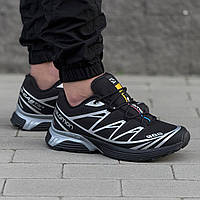 Чорні зимові чоловічі термо кросівки Salomon XT-6, чоловічі непромокаючі кросівки GORE-TEX В'єтнам до - 15