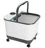 Гідромасажер Adler AD 2184 Deluxe, 800 Вт, 16.7 л, підігрів води, функція водоспаду, масажні ролики та контейнер для солі, фото 10