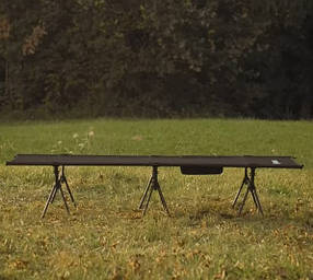 Похідне ліжко 190х70х18-38см для кемпінгу риболовлі туристичних походів або відпочинку на природі Ranger Compact Hike