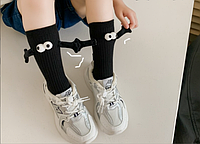 Шкарпетки жіночі з магнітними ручками білого кольору Шкарпетки на подарунок. Парні шкарпетки . Магнітні шкарпетки