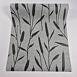 Шпалери вінілові 0.53 × 10.05 м Marburg 82152, сірі з візерунком для спальні, вітальні, кабінету, фото 4