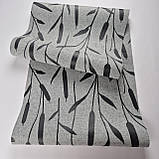 Шпалери вінілові 0.53 × 10.05 м Marburg 82152, сірі з візерунком для спальні, вітальні, кабінету, фото 5