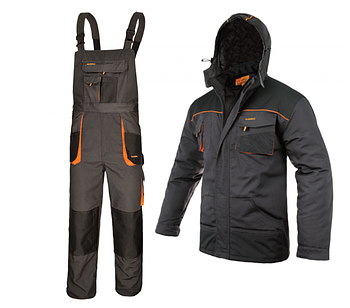 Робочий зимовий одяг CLASSIC, комплект із куртки та комбінезона, зимова робоча форма