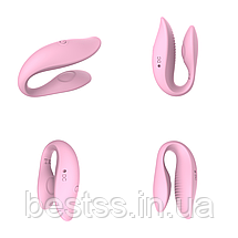 Інноваційний вібратор з керуванням через додаток та 10 функціями вібрації Erospace Sweet Play C-Type Vibrator App Control A7 🌸, фото 4