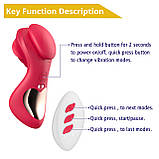 Вишуканий вібратор з 7 режимами вібрації та дистанційним керуванням Erospace Sweet Play Panty Vibrator With Remote Control A1, фото 6