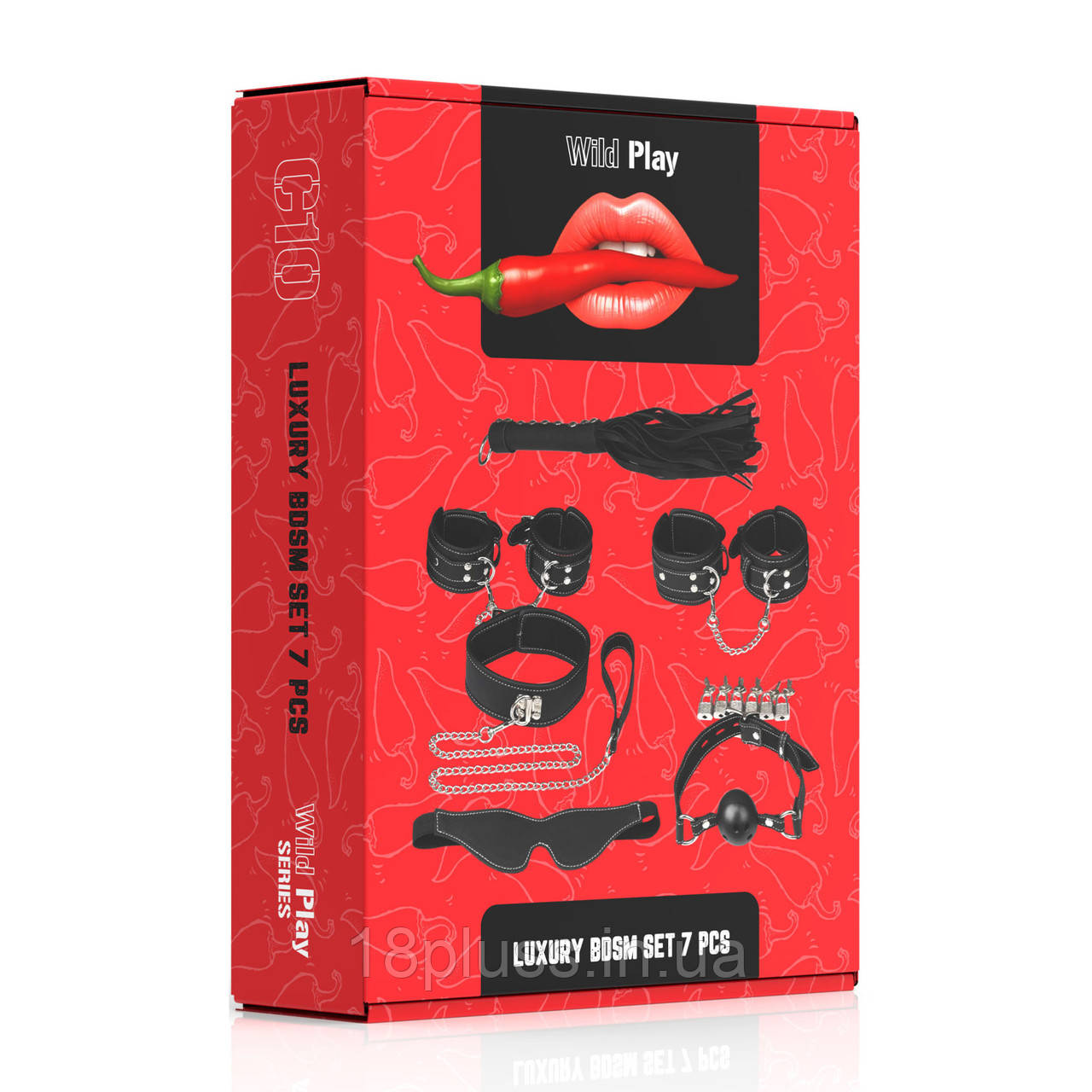 Набір БДСМ з семи предметів Erospace Wild Play Luxury BDSM Set C10 – Розкішний набір для пристрасних ігор💎, фото 1
