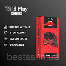 Набір БДСМ з чотирьох предметів Erospace Wild Play BDSM Set C7 – комплект для сміливих експериментів 🔥, фото 2