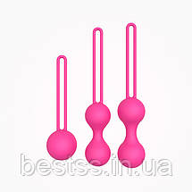 Набір кульок для тренування м’язів Кегеля Erospace Sweet Play Kegel Balls Set, фото 3