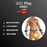 Чоловічий бондажний набір для контролю та задоволення Erospace Wild Play Male Bondage Set C13 🖤, фото 2