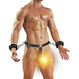 Чоловічий бондажний набір для контролю та задоволення Erospace Wild Play Male Bondage Set C13 🖤, фото 4