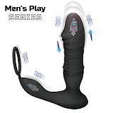 Розумний масажер простати з керуванням через додаток Erospace Men’s Play Thrusting Prostate Massager APP Controlled B5, фото 4