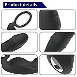 Розумний масажер простати з керуванням через додаток Erospace Men’s Play Thrusting Prostate Massager APP Controlled B5, фото 9