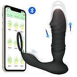Розумний масажер простати з керуванням через додаток Erospace Men’s Play Thrusting Prostate Massager APP Controlled B5, фото 3
