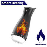 Сучасний чоловічий мастурбатор із функцією всмоктування, вібрації та нагрівання Erospace Men’s Play Vacuum Male Masturbator B6 🔥, фото 9