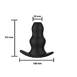 Анальна пробка з тунелем для чоловіків і жінок Erospace Wild Play Hollow Anal Plug C1, фото 8